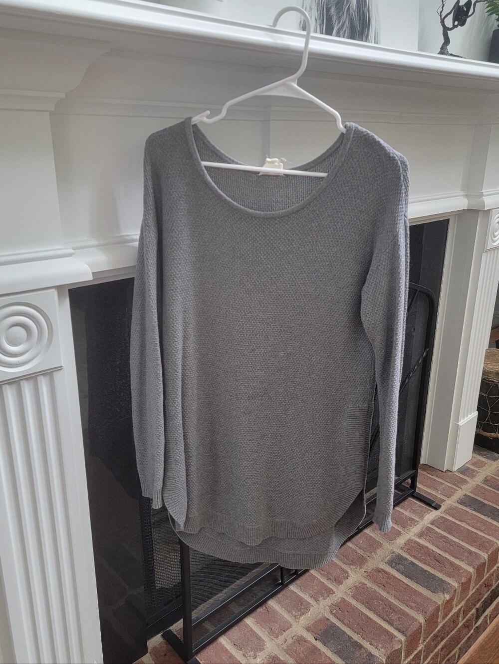 Caslon Gray Knit Sweater